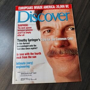 Discover Magazine February 1999 Europeans Invade America Cure‎ for Common Cold